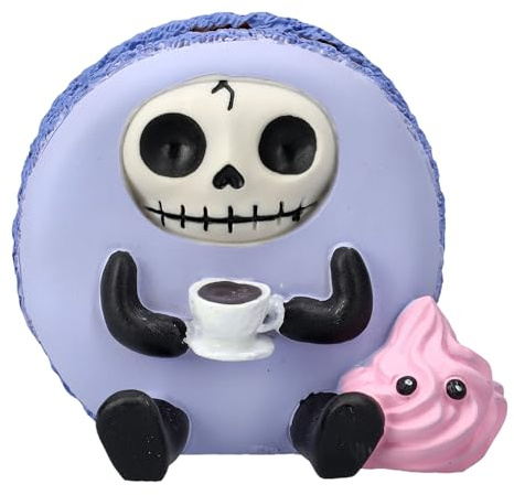 Furrybones Figur Ronny - Lustiges Skelett im Macaron-Kostüm - Sammelfigur