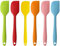 GreenMingle 6 Pieces Silicone Spatula, 500°F Heat Resistant Rubber Spatulas Non-Stick Baking Spatula Silicone Kitchen Utensils for Cooking, Baking and Mixing (21cm / 8.2inch)