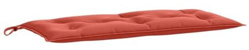vidaXL Gartenbank-Auflage Melange Rot 100x50x7 cm Stoff