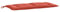 vidaXL Gartenbank-Auflage Melange Rot 100x50x7 cm Stoff