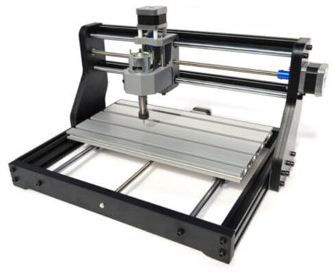 Konfiur Fresadora CNC, 10.000 rpm 3018-Pro kit de construcción fresadora/grabadora, área de trabajo 300 x 180 x 45 mm, fresadora para tallado de madera PVC PCB DIY Engraver Fresadora