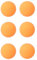 6/12 Stück Übungs-Ping-Pong-Pong-Pong-Tischtennis-Tischtennis, waschbar, Spielkugeln, kleine Kunststoffbälle für sportliche Aktivitäten