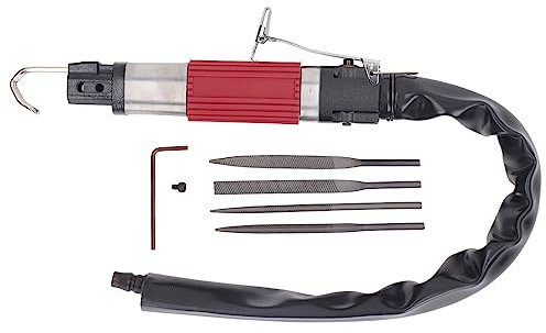 Mavaol Air Reciprocating File Saw Pneumatic Tool with Multiple File Heads, Cutting, Polishing, and Grinding for Metal, Wood, and Plastic