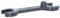 Cool Products Strong, Black, Drop-Forged (DF) Metal Combination Spanner with Integrated Cylinder Key for Gas Cylinders and Welding