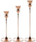 Showin Candlestick Holders Rose Gold, 3 Packs Taper Candle Holder for Candlesticks, Candle Sticks Holder Decor for Home Decor
