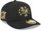 New Era NY New York Mets 59FIFTY LP Low Profile 2024 Armed Forces Day Authentic Collection Fitted Cap Mütze, Schwarz, 58 EU