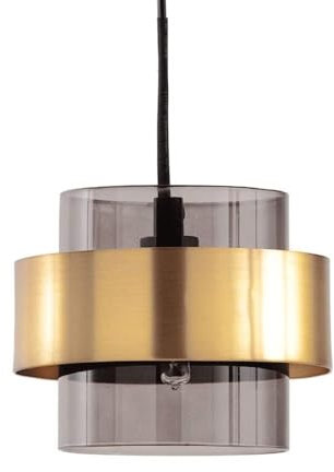 Hertl Modern Light Luxury Bedside Chandelier – Single-Head Glass Pendant Lamp with G4 Light Source for Kitchen Island and Bedroom Mini Hanging Light(Light Color)
