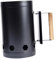 ＡＷＨＡＯ Cheminée d'allumage pour Barbecue, bidon de Charbon de Bois, poignée en Bois avec Panneau Chauffant, démarreur de Barbecue pour Barbecue, Cuisine,
