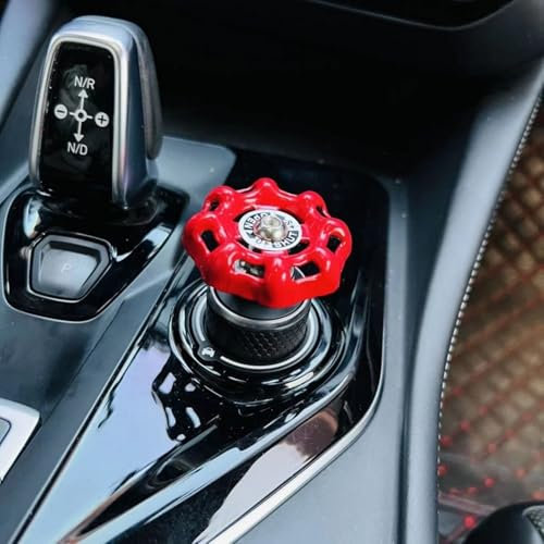 CTTPEG Couvercle de bouton de démarrage, joystick en métal, bouton de démarrage push-start, joystick de voiture, bouton d'arrêt du moteur, couvercle de bouton d'allumage de voiture