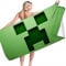 Miinnecraft Strandtuch, Badetuch Handtuch Mikrofaser Strandtuch Kinder Duschtuch Schnell Trocknend Badetuch Tragbares Kinderhandtuch Camping Handtuch Strandmatte für Gym Reise Sauna ( 150x75CM )