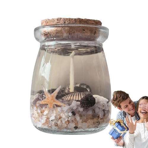 Aromatherapie-Kerzen, Gel-Kerze mit Meeresmotiv – Lufterfrischer, Aromatherapie-Kerzen im