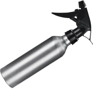 BEBEMOKO 2x 250ml Multi-purpose Water Spray Bottles for Plants Baking Portable Fine Aluminium Alloy Empty Bottles Trigger Sprayer