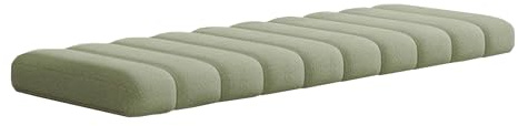 DUOLEH Sitzpolster für Innenmöbel Erkerfensterkissen Sitzmatte,90x40x4.5cm | mit rutschfester Unterseite, Sofa-Renovierungskissen mit Reißverschluss, waschbares Schaukelkissen, Schuhbank, Esszimmerstuhl