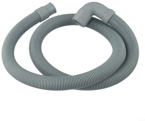 Oniissy Flexibler Ablaufschlauch für Waschmaschine, Geschirrspüler, 1 m, 1,5 m, 2 m, Ablaufschlauch, Ablaufschlauch, für Winkel: 22–23 mm, für Auslauf: 20–21 mm (1,5 m)