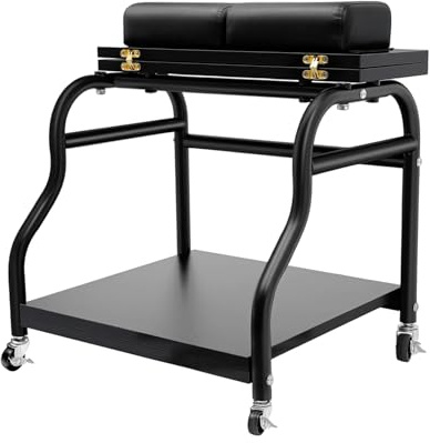 FußBad SPA Wagen, FußBadwagen, Trolley FüR FußBad Mit 4 Universal-RäDer, Tragbarer Kosmetikwagen ManiküRe FußStüTze FüR FußBäDer, FußManiküRe, FußManiküRe, FußMassagen (Schwarz)