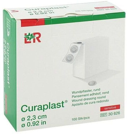Curaplast Wundpflaster rund, weiß (100Stk.)
