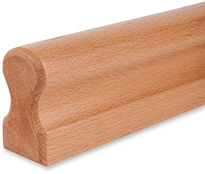 Handlauf Buche lackiert - 45x80mm - Omega (180 cm)