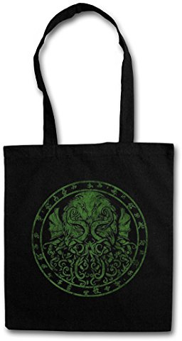 Urban Backwoods Cthulhu Runes Hipster Bag Beutel Stofftasche Einkaufstasche