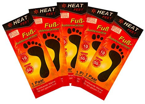 5 Paar Fußsohlenwärmer Heat Feet Wärmesohlen Schuhwärmer Sohle Fußwärme Schuhheizung Fußheizung 8 Stunden Wärmedauer