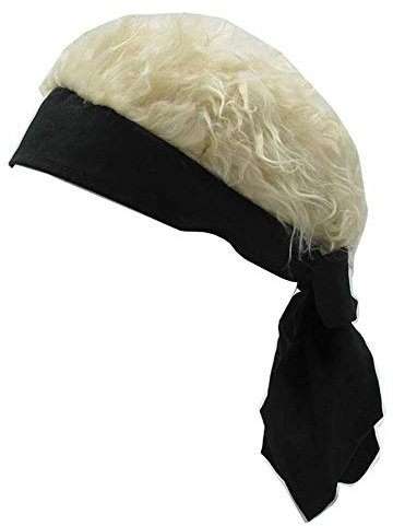 YEKEYI Novelty Team Wear Riding Hats Unisex Cycling Bike Bicycle Cap Fake Hair Wig Visor Gold