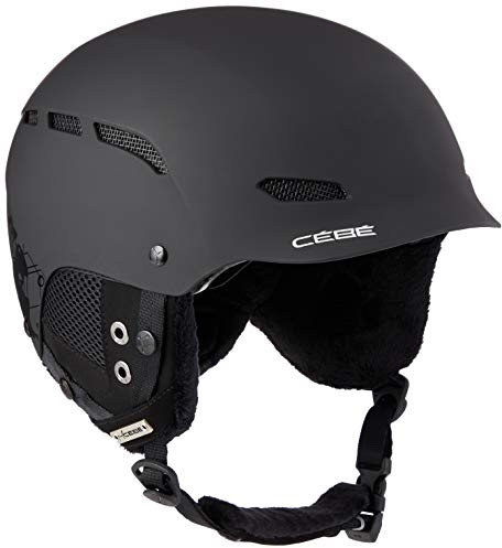 Cébé Unisex – Erwachsene Dusk Skihelme Black 54-56 cm