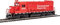 Walthers Trainline EMD GP15-1 Maquette de train à échelle HO, norme CC, Canadian Pacifique (rouge, blanc) pour enfants, unisexe