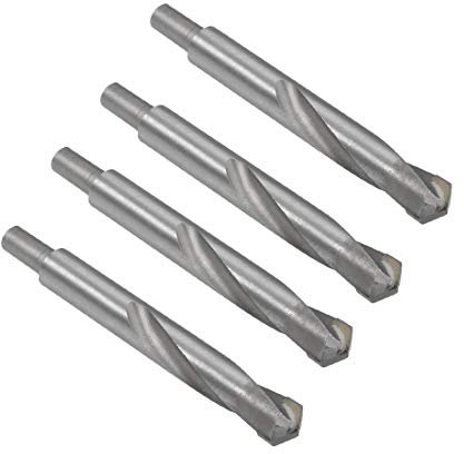 sourcing map Cemented Carbide Twist Drill Bits 16mm Metal Drill Cutter for Stainless Steel Copper Aluminum Zinc Alloy Iron 4 Pcs