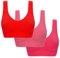 3Pc Women Large Sports Bra Ultra-Thin Full Cup Yoga Bra Solid New Seamless Sports Style Crop Tops Vest Comfort Stretch Bras Shapewear