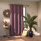 AmeliaHome Blackout Vorhang 140x270 cm erikafarben 1 St. Ösenschal Verdunkelungsvorhang Blickdicht Fensterdekoration Dekoschal Dekorvorhang Blackout