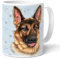 GERMAN SHEPHERD A (29) - Kaffeetasse, Becher, Tiertasse aus hochwertiger Keramik. Kaffeebecher mit schöner Grafik und tollen Spruch in englischer Sprache.