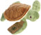 Aurora World Aurora, 35089, Nation Mini Schildkröte, 13cm, Eco-Friendly Plüschtier, Braun & Grün