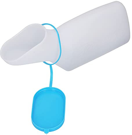 Bouteille d'urinoir anti-déversement grande capacité étanche bouteille de pipi portable pour homme femme hôpital de voyage adultes personnes âgées patient lié au lit 1000ml Femme