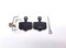 SPEDWHEL Brake Pads Replacement Parts for HIMO Z20 Electric Bike Caliper Brake Disc Braking Accessories (1 Paar Schwarz)