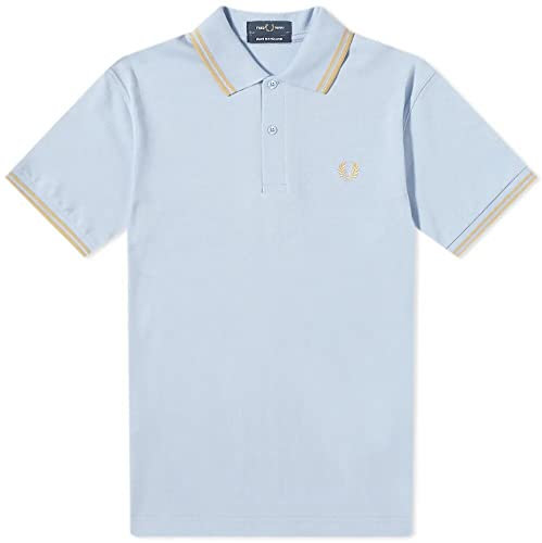 Fred Perry Reissues Original UK Twin Tipped Polo, Lido Blue, 44