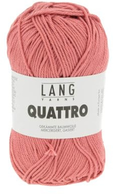Long Yarns Strickgarn, 100% Baumwolle, Quattro