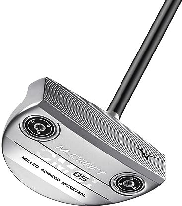 Mizuno Herren OMOI TYP 05 Golfschläger, RH/Stahl/Weiss, 34 INCH Putter