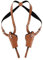 Schulterholster, Vertikales PU-Leder Doppel Pistolenholster, Verdeckte Pistole Waffenholster mit Verstellbare Schlinge für 1911 92 96, Gl 48 45,43,19, QSZ92