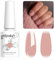 Vishine French Rose Gel Nail Polish Nude Pink Gel Polish Translucent Nail Soak Off LED Nail Lamp Jelly Gel Polish Nail Art Gel 8ml M086 …