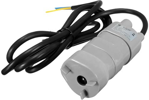 XPJBKC Bomba de Agua 12V Mini Sumergible, 840L/H 5M Elevación, Micromotor para Autocaravanas, Caravanas, Estanques, Acuarios y Fuentes