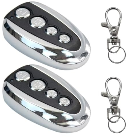 Telecomando universale automatico apriporta scorrevole per tutti i cancelli 433,92 MHz non crittografati – 2PK Backup Key-by Colorpp