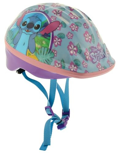 Disney Stitch Safety Helmet for Children Size 48-52cm Casque de sécurité pour Enfants Unisexe, Multicolore