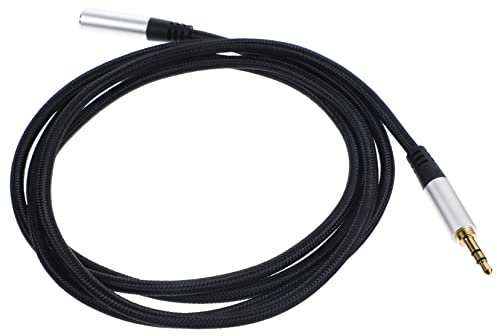 DOITOOL Male to Female Audio Cable Extender Guitar Amp Cables Smart Phone Cable Cord for Headphone Cloth Instrument Cable Audio Cable Extension Sound Cable Bass Guitar Cables Black Tpe