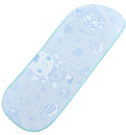 Toyvian Kinderwagen-eisseidenmatte Mini Schwebend Kinderwageneinsatz Auto-fan Unterlage Kühlung Autositzmatte Kühler Kühltasche Kühlmatte Für Hunde Autositzbezüge Aus Schaffell Light Green