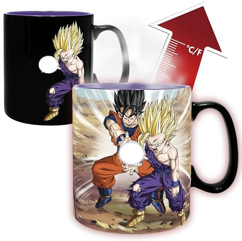DRAGON BALL - Mug Heat Change - 460 ml - DBZ/Gohan Cell- cardboard