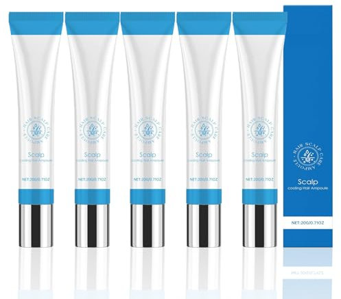 Scalp Serum, Scalphy Hair Ampoule, Scalphy Cooling Hair Ampoule, Haarserum, Scalp Serum Roller, Hält Die Kopfhaut Sauber Und Nicht Fettig (20g, 5PCS)