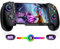Phone Controller for iOS/Android Support Phone Case, Mobile Gaming Controller with LED Light, Upgraded Joysticks, Battery, Turbo, Thumb Grips Handheld Gaming Gamepad, Keylinker APP