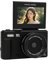 Tbest - Cámara digital 5K 75MP Ultra HD 18x Zoom WiFi con Flash para Vlog de viaje Webcam (64GB)