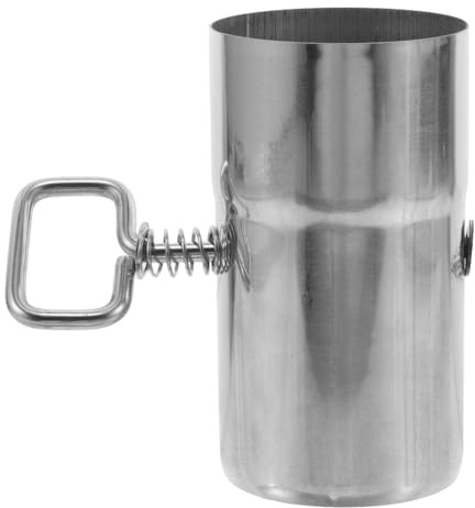 CAXUSD Edelstahl Ofenrohr mit Verstellbarer Drosselklappe 11cm Hitzebeständiges Kaminrohr für Outdoor Holzöfen Winddichter Ofenabzug für Camping und Picknick