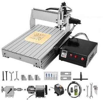Incisore del router CNC a 3/4 assi 6040/3040/3020 Fresatrice USB 3D Macchina for incidere il PVC Lavorazione del legno(3 Axis CNC 3040)