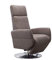 Cavadore TV-Sessel Cobra / Fernsehsessel mit Liegefunktion, Relaxfunktion / Stufenlos verstellbar / Ergonomie L / Belastbar bis 130 kg / 71 x 112 x 82 / Lederoptik Dunkelbraun